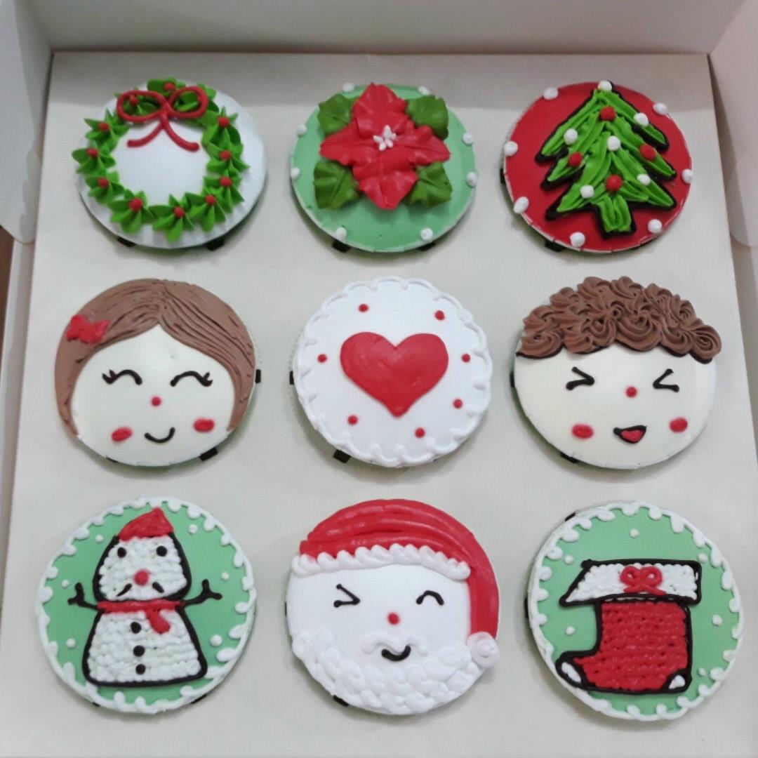 bánh cupcake noel