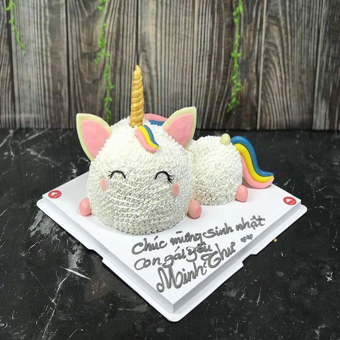 Bánh kem unicorn dễ thương